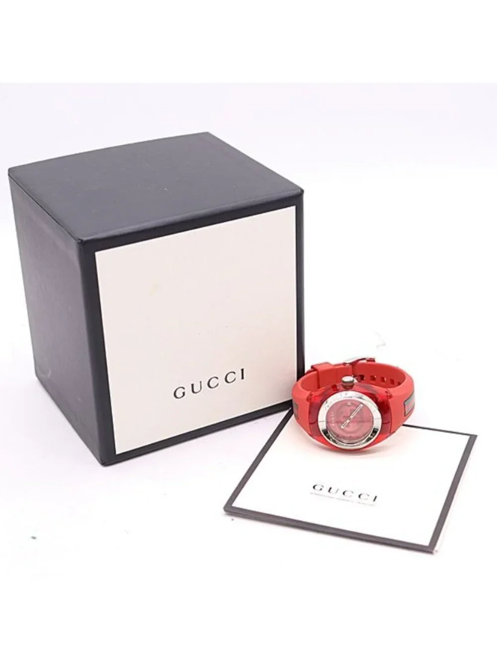 Gucci Date Red Dial Watch
